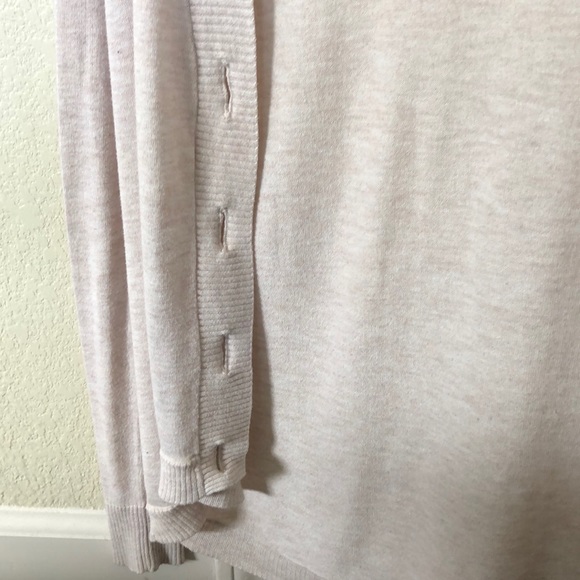 Natural colored cardigan with big buttons! - Picture 2 of 5